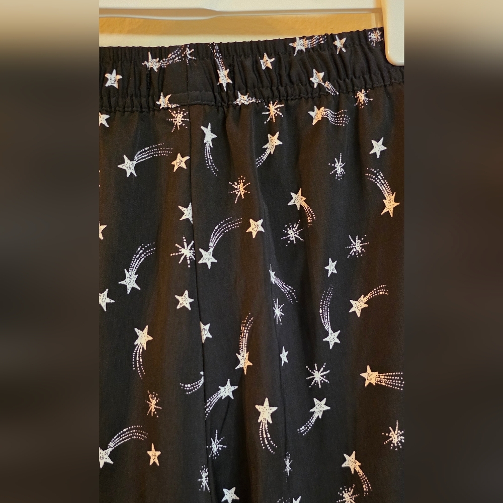 Banana Republic Silky Satin Black & White Pajama Bottoms‎ (Size Small)